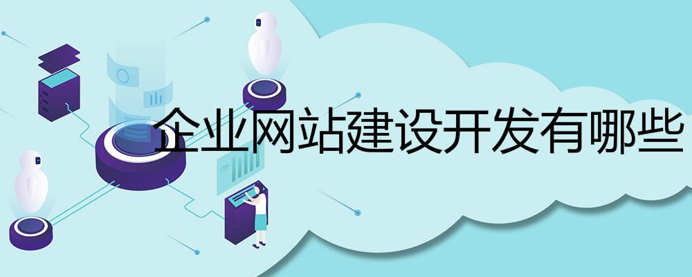 企業(yè)網(wǎng)站建設開發(fā)有哪些